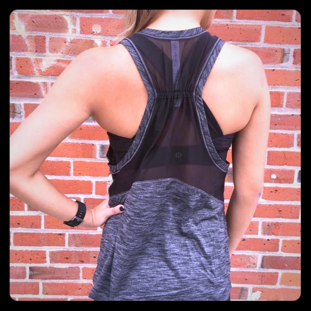 Lululemon Work The Circuit Tank Heathered Gray